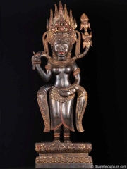 (SOLD) Cambodian Apsara Statue 32"