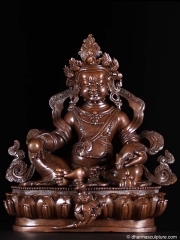 (SOLD) Large Kubera Statue, God of Wealth 12”