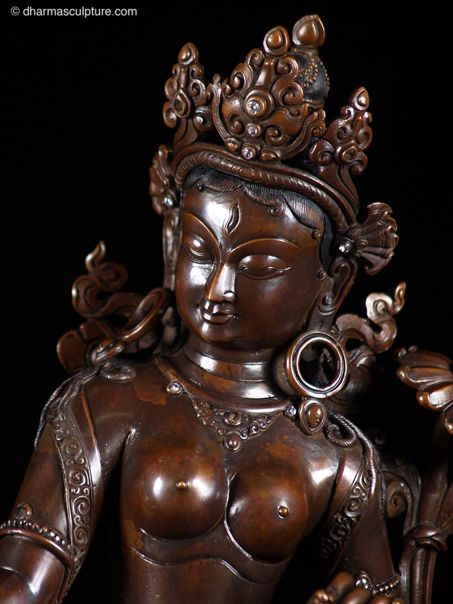 踊るタラ女仏像 Dancing Tara Woman Buddha Statue 仏像フィギュア