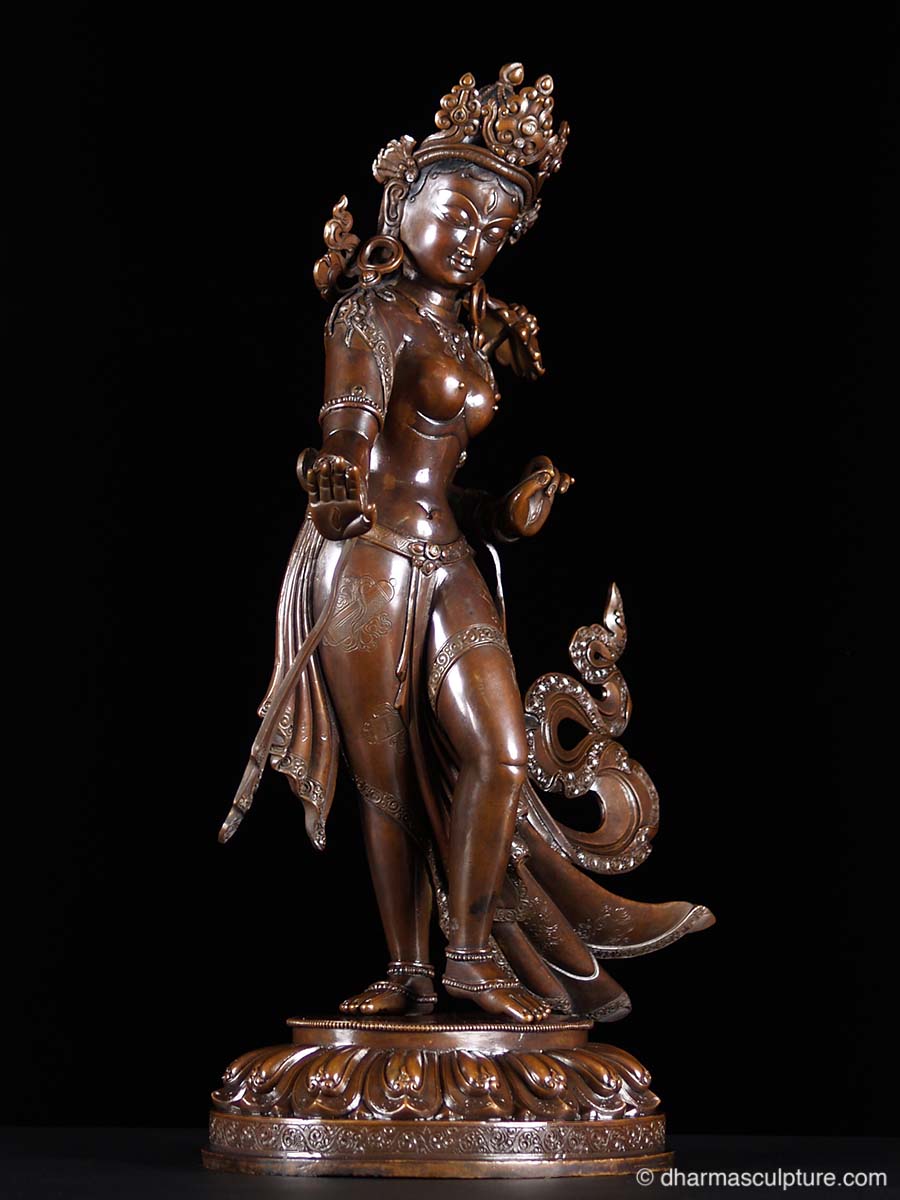 踊るタラ女仏像 Dancing Tara Woman Buddha Statue 仏像フィギュア