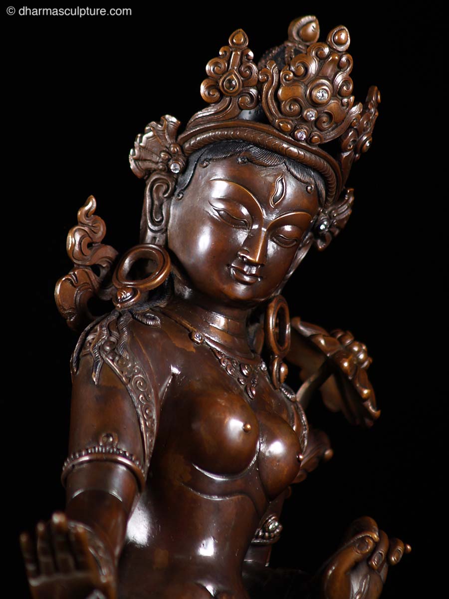 踊るタラ女仏像 Dancing Tara Woman Buddha Statue 仏像フィギュア