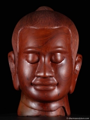 Head Bust of Angkor King Jayavarman 16"