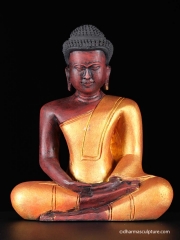 Meditating Cambodian Buddha Statue 7.5"