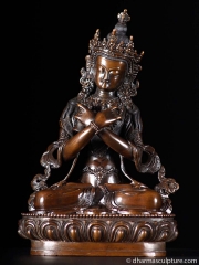 (SOLD) Tibetan Adi Buddha, Vajradhara Statue 8”