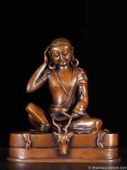 Tibetan Buddhist Sage, Milarepa Statue 6"