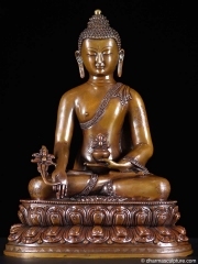 Tibetan Bhaisajya Guru, Medicine Buddha Statue 12"