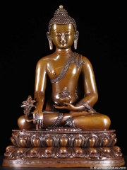 (SOLD) Bhaisajya Guru, Medicine Buddha Statue 12"