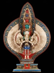 Masterpiece Copper Avalokiteshvara Statue 48"