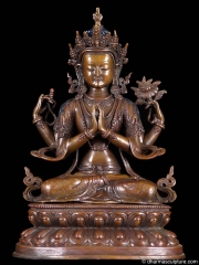 (SOLD) Buddha of Compassion, Avalokiteshvara Statue 14"