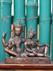 Shiva Parvati with Nandi Statue 6"
