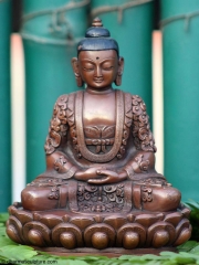 Dhyana Mudra Meditating Buddha Statue 6.5"