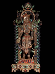 Crystal Padmapani Lokeshvara Statue 13"