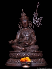 Tantric Buddhist Master Padmasambhava Statue 15.5"